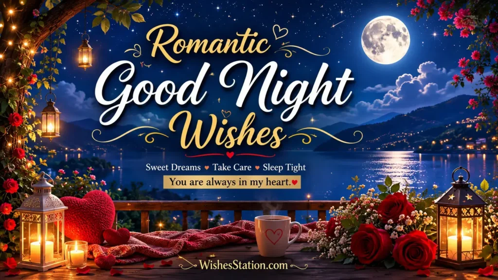  Romantic Good Night Wishes