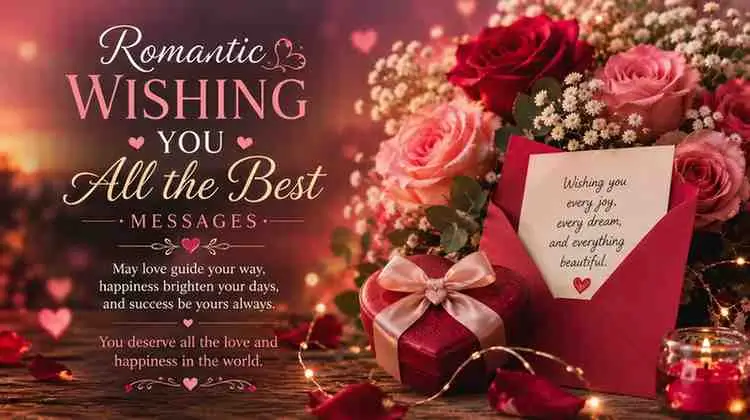 Romantic Wishing You All the Best Messages
