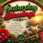 Saturday blessings