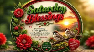 Saturday blessings
