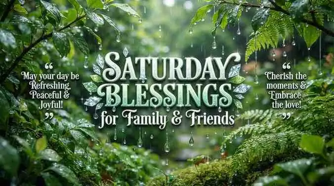 Saturday Blessings for Family & Friends