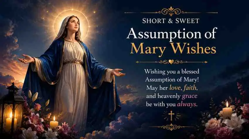 Short & Sweet Assumption of Mary Wishes
