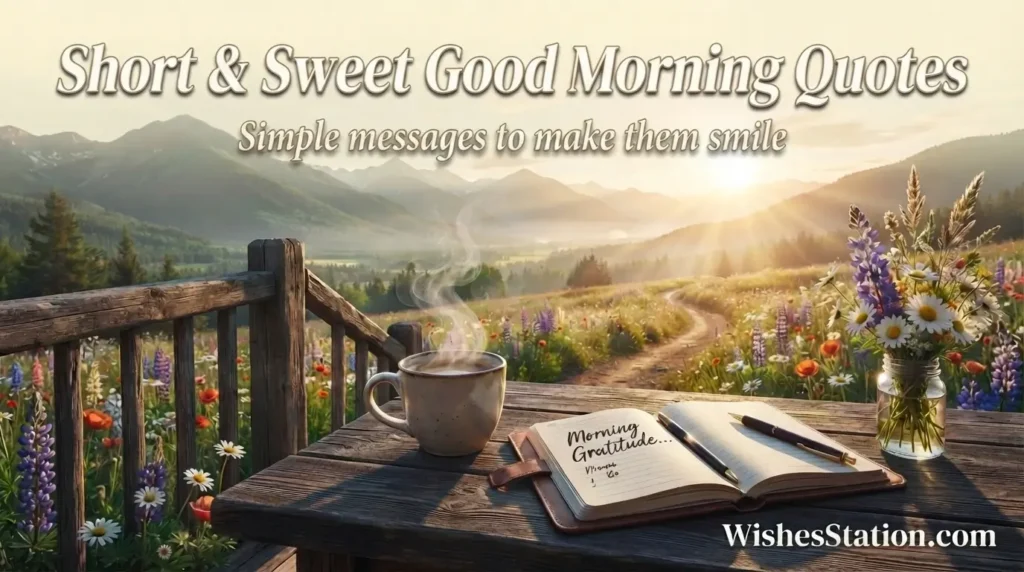 Short & Sweet Good Morning Quotes