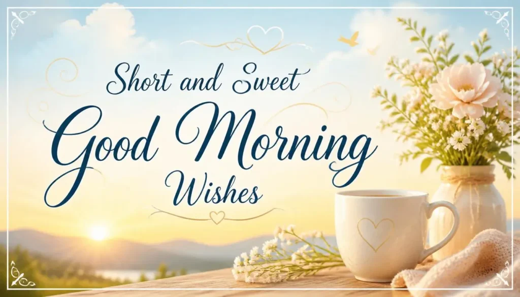 Short & Sweet Good Morning Wishes