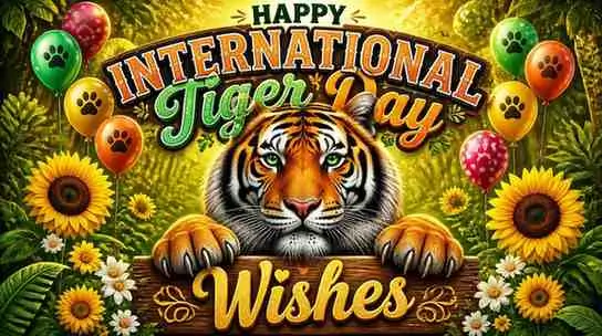 Short & Sweet International Tiger Day Wishes