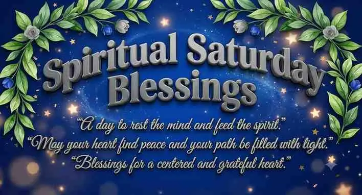 Spiritual Saturday Blessings