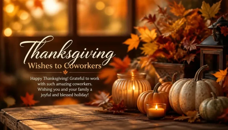 thanksgiving wishes to coworkers