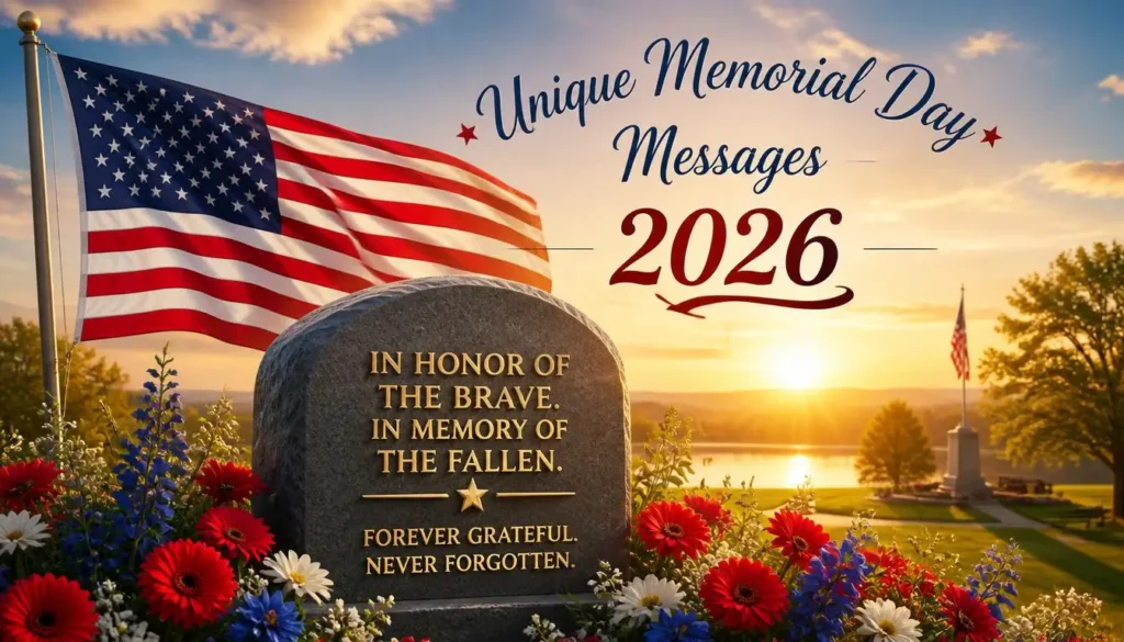 Unique Memorial Day 2026 Messages