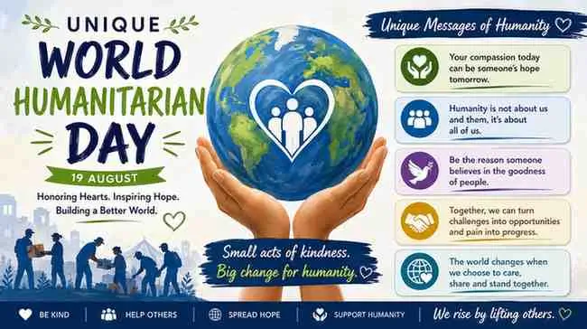 Unique World Humanitarian Day Messages