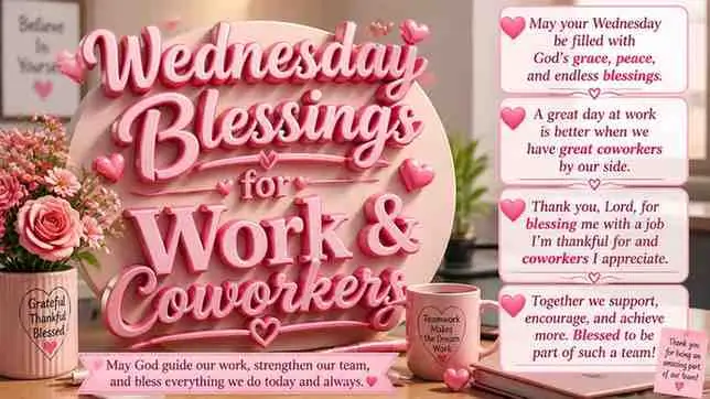 Wednesday Blessings for Work & Coworkers
