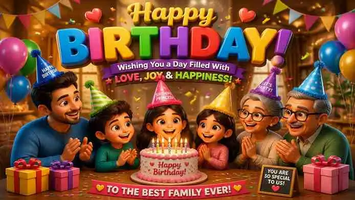 Birthday GIF Messages for Family