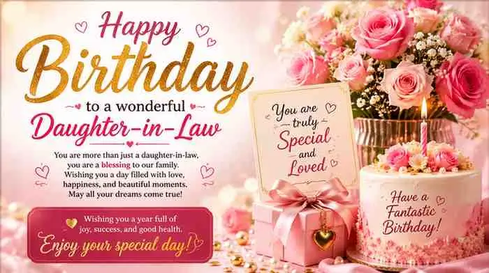 birthday wishes for a daughter in law