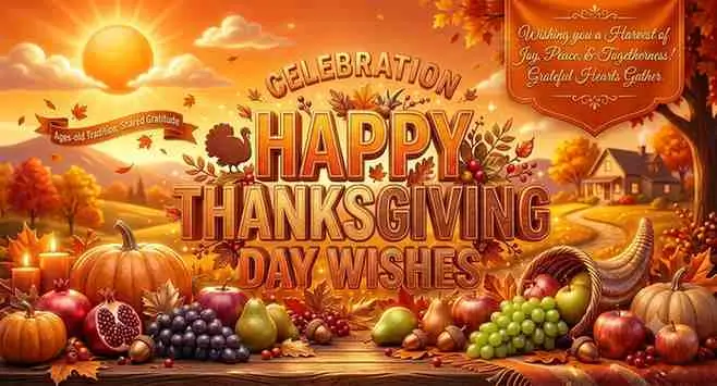 Celebration Happy Thanksgiving Day Wishes