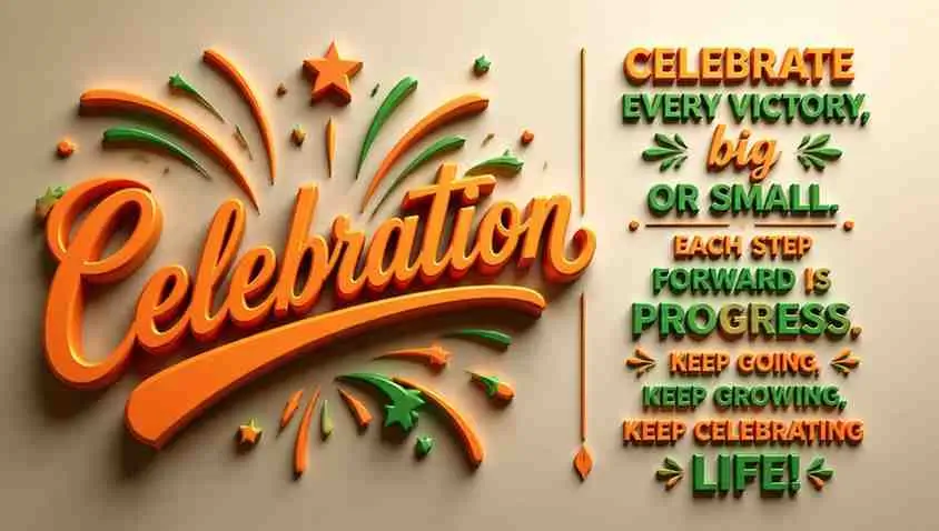 Celebration Inspirational Quotes