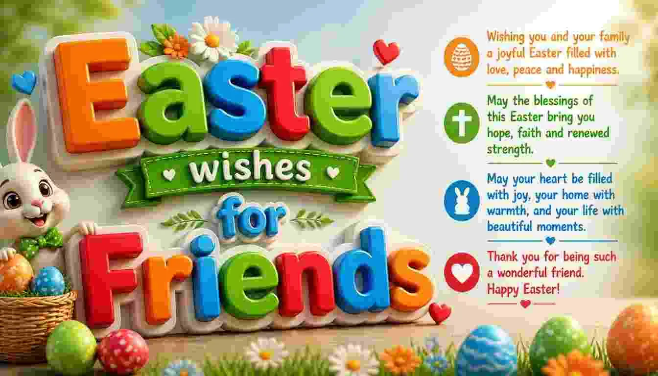 easter wishes for friends