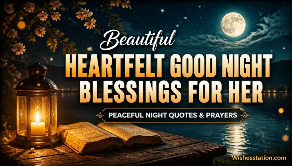 Heartfelt Good Night Blessings for Her