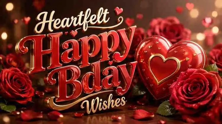 Heartfelt Happy Bday Wishes