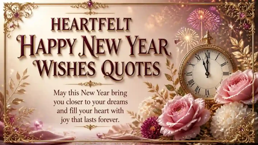 Heartfelt Happy New Year Wishes Quotes
