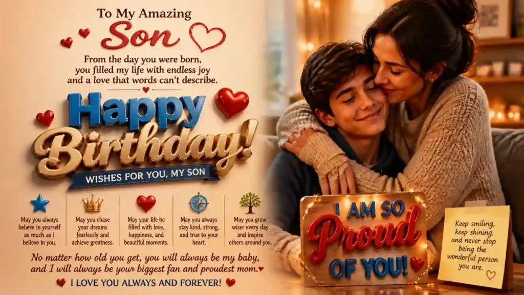 Heartfelt Inspirational Birthday Wishes for Son From Mom