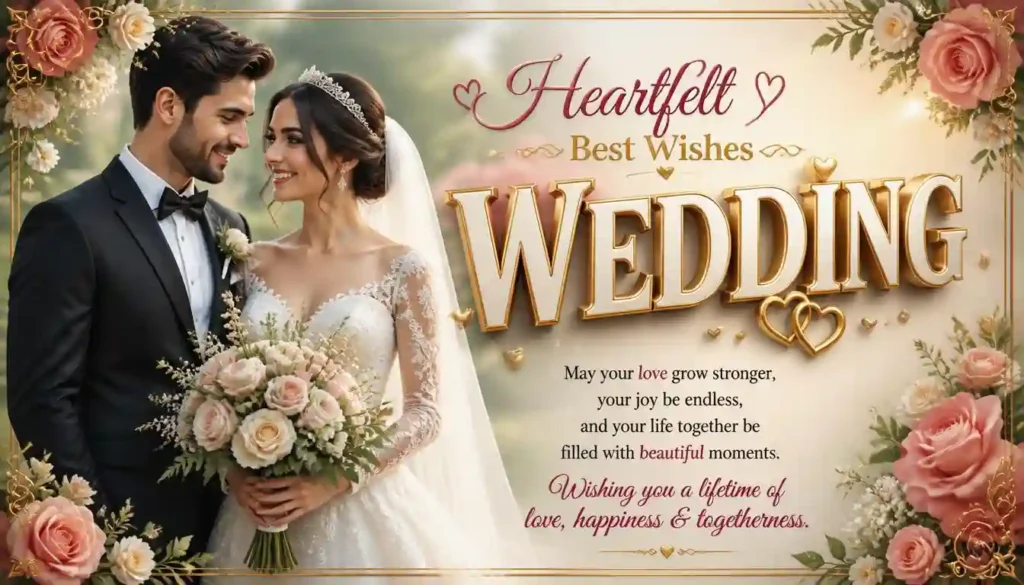 Heartfelt Wedding Best Wishes