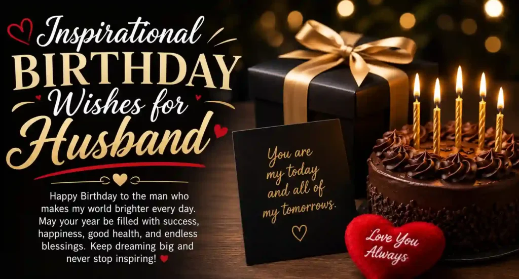 Inspirational Birthday Wishes for Husband