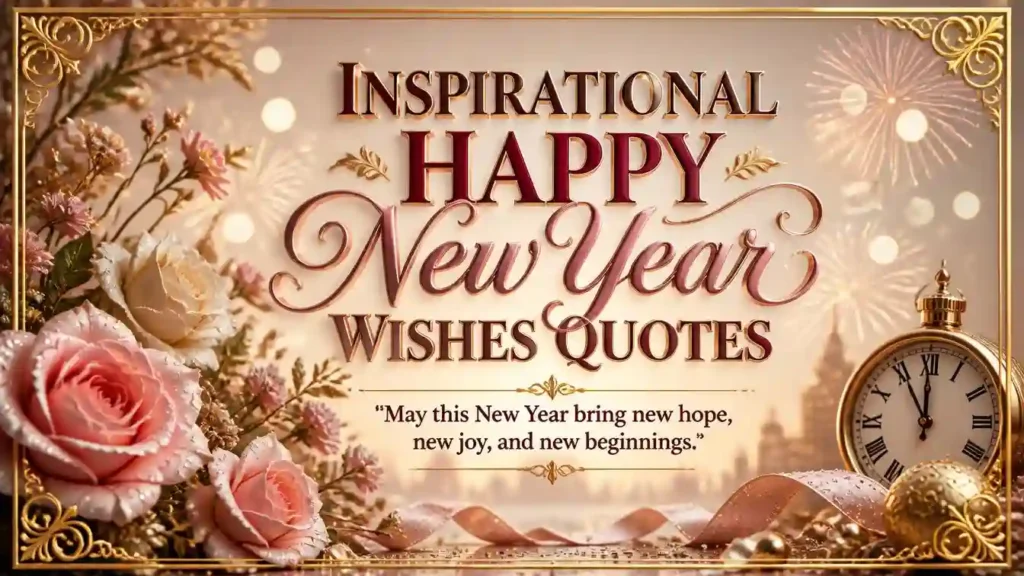 Inspirational Happy New Year Wishes Quotes