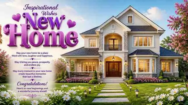 Inspirational New Home Wishes