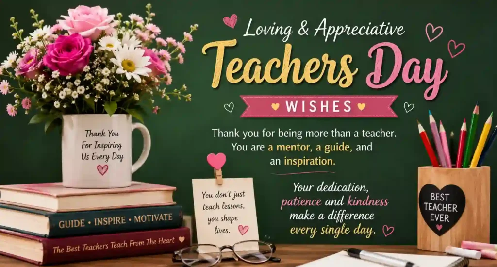 Loving & Appreciative Teachers Day Wishes
