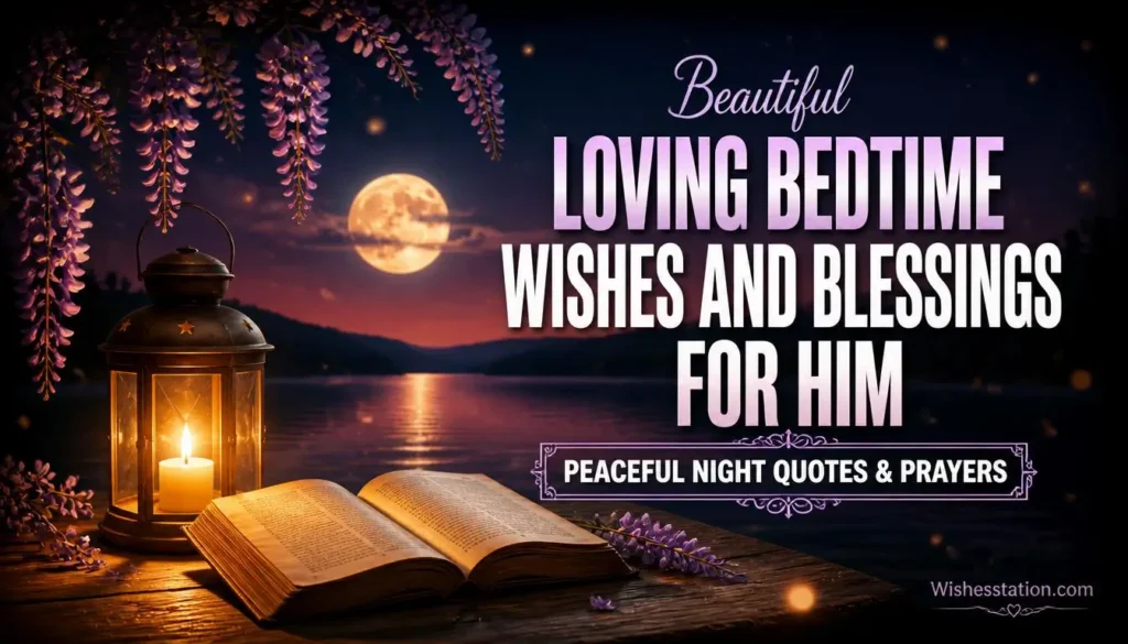 Loving Bedtime Wishes and Blessings for Him