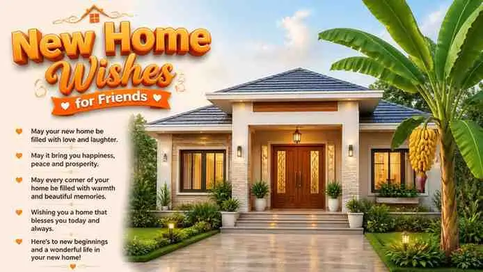 New Home Wishes for Friends