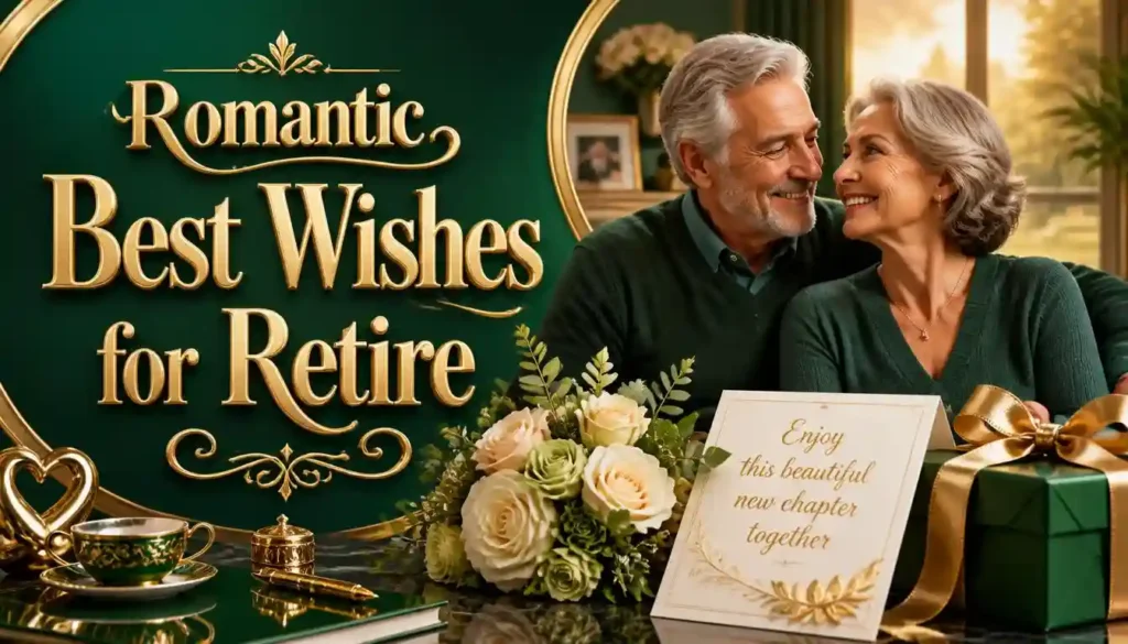 Romantic Best Wishes for Retirement