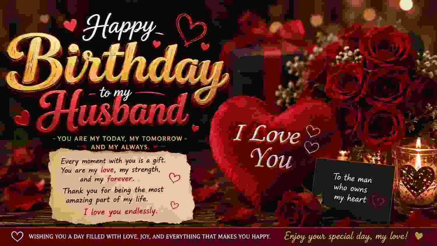 romantic birthday wishes for husband