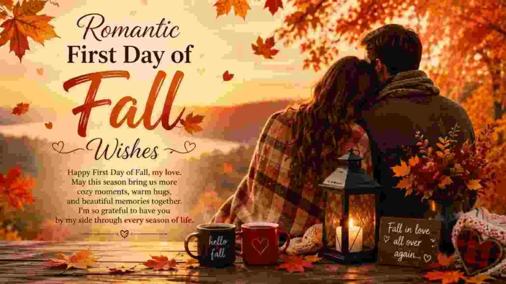 Romantic First Day of Fall Wishes
