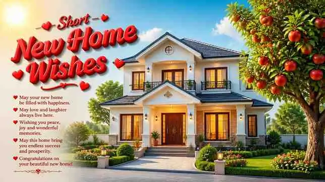 Short New Home Wishes