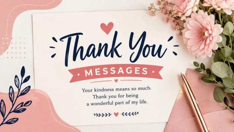thank you messages