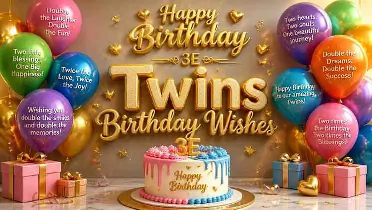 Twins Birthday Wishes