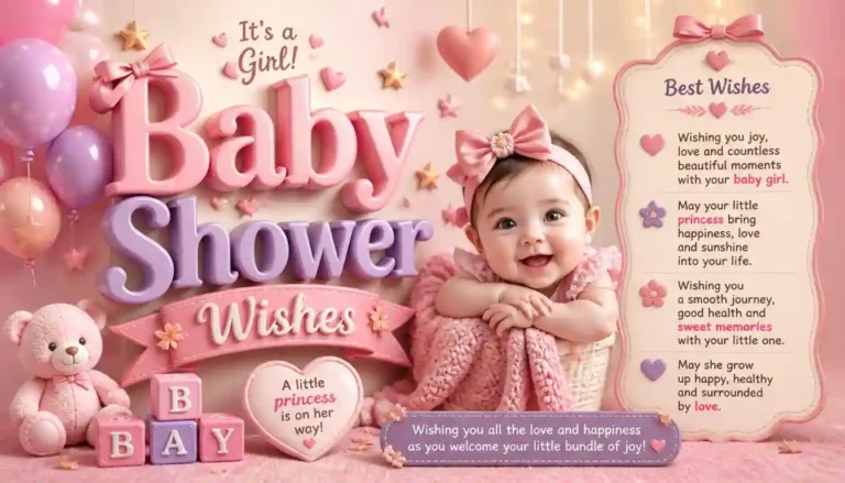 baby shower wishes for girl