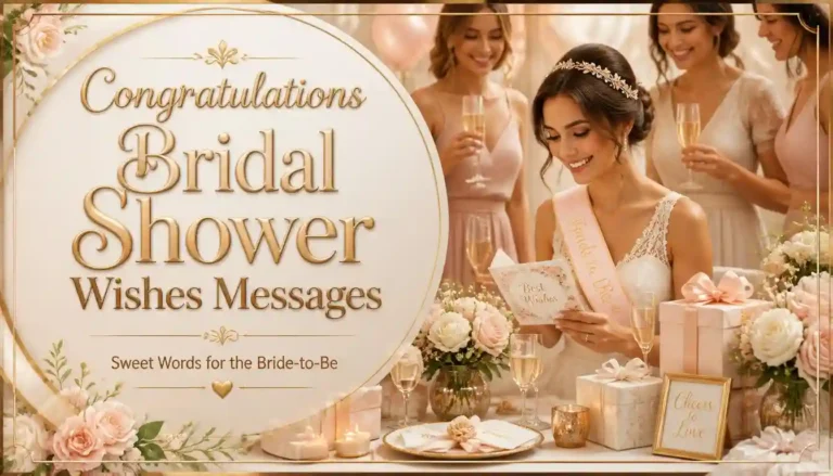 congratulations bridal shower wishes messages