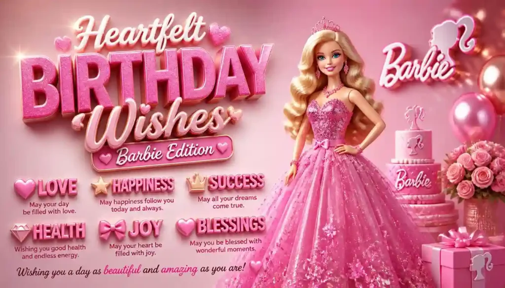 Heartfelt Birthday Wishes Barbie Edition