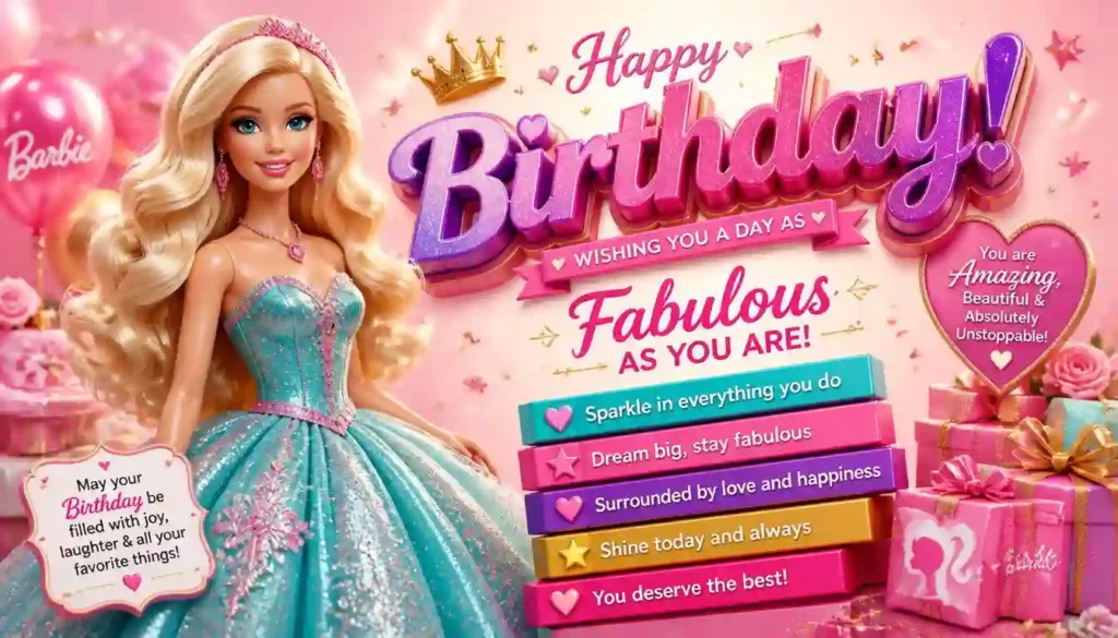 Inspirational Birthday Wishes Barbie Fans Will Love