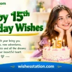 happy 15th birthday wishes