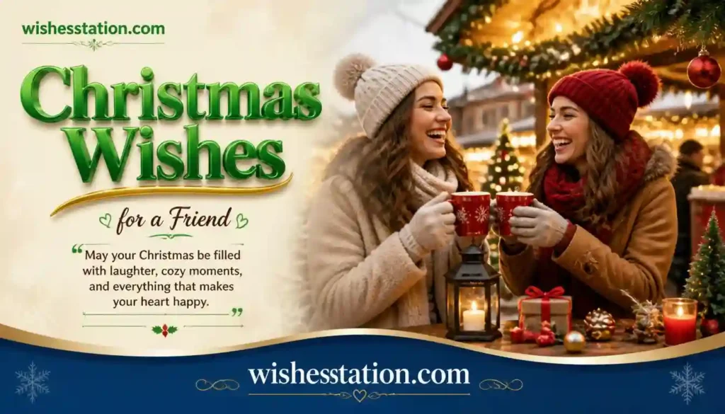 Short Christmas Wishes for a Friend to Send in Seconds